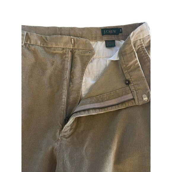J Crew Men's Corduroy Chino Pants Flat Front Beige Size 36Wx30L - Picture 6 of 7